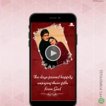 W3685-25th Wedding Anniversary Video Invite