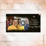 W1468 50th Wedding Anniversary Invite