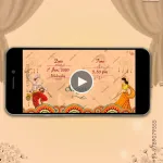 W2125 2 States - Rajasthani - Gujarati Wedding Invitation Video