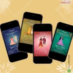 W2357 North Indian Events Caricature Invites