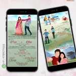 W1340 Caricature Journey of Love Digital Cards