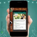 W1157 Whatsapp Themed Wedding Invite