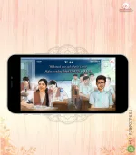 W2340 Caricature - South Indian Whiteboard Video Invite - Image 3