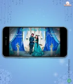 W2730 Caricature - Royal Punjabi Wedding Video Invite - Image 2