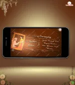 W2695 3D Royal Traditional Video Invitation - Engagement - Image 2