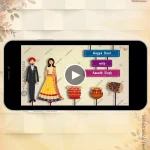 W2155 Amusing Punjabi Puppetry - Engagement Video Invite