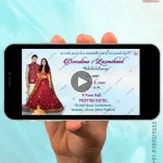 W1113 Bengali Two states Love Story Whiteboard Video Invite