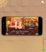 W2710 Caricature - Punjabi Save The Date Video Invite - Image 3