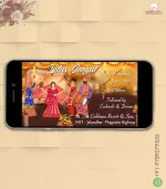 W2710 Caricature - Punjabi Save The Date Video Invite - Image 2