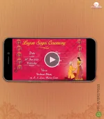 W2945 Rajasthani - Gujarati Wedding Video Invitation