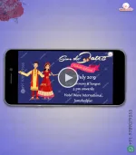 W2780 Caricature Love Story Video Invitation