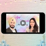 W1469 Caricature - Punjabi Whiteboard Video Invite