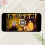 W2790 Caricature Royal Northindian Wedding Video Invite