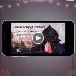 W1263 Caricature - Royal Punjabi Historical Video Invite