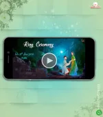 W1829 Caricature - Royal Punjabi Wedding Video Invitation