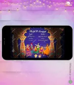 W2520 Caricature Traditional Punjabi Video Invitation - Image 4