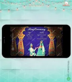 W2520 Caricature Traditional Punjabi Video Invitation - Image 3