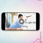 W2770 Caricature - Whiteboard Video Invite