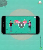 W2830 Couple Love Story Wedding Video Invitation