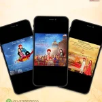 W2100 Wedding Theme Wedding Cards