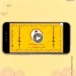 W2610 Madhubani Bihari Painting Video Invitation