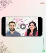W2895 Matrimony Caricature - Whiteboard Video Invite