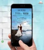 W2005 Lake View Western Digital Card Invite