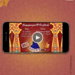 W2930 North Indian Traditional Wedding VideoInvite