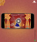 W2930 North Indian Traditional Wedding VideoInvite