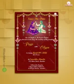 W9805 North Indian Wedding Invite - Image 2