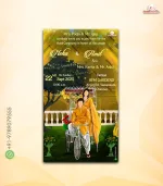 W1810 Northindian Haldi Ceremony Invite - Image 2