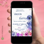 W9820 Painting Themed Digital Card