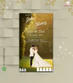 W2020 Peaceful Garden Theme Western Digital Card Invite - Image 2