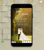 W2020 Peaceful Garden Theme Western Digital Card Invite