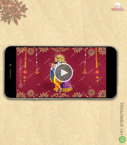 W2940 Punjabi Hindu Wedding Video Invite