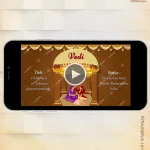 W2645 Raj & Indu Wedding Video Invitation