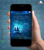 W1865 Radhakrishna Themed Digital Card