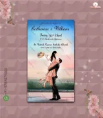 W2030 Romantic Lifting Western Digital Card Invite - Image 2