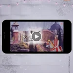 W2650 Royal Historical Wedding Video Invitation