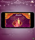 W2660 Royal Rajasthani Wedding Video Invitation - Image 3