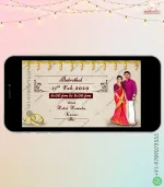 W2460 Save The Date - South Indian Traditional - Final Reminder Video - Image 2