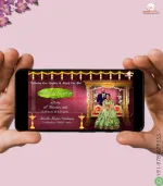 W3010 Arranged Love Brahmin Caricature Video Invite - Image 2