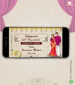 W1033 South Indian Traditional Video Invite - Image 3