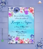 W8885 South Indian Wedding Invitation - Image 2