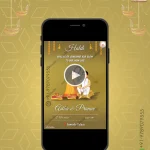 W0794 Traditional Events Caricature Video Invitation