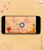 W3070 Traditional Rajasthani Wedding Video Invitation