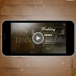 W2675 Traditional Royal Wedding Video Invitation