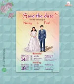 W1925 Christian Wedding Invite - Image 2