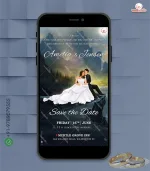 W2060 Western Save The Date Digital Card Invite