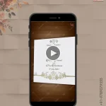 W3145-Animated Wedding Envelope Card Video Invitation